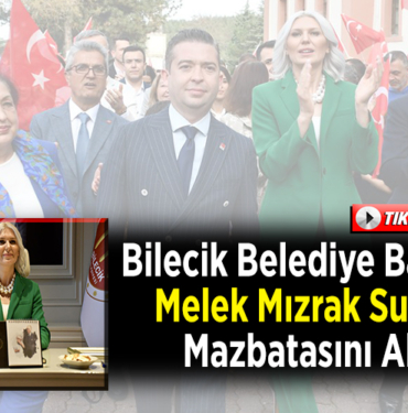 Bilecik Belediye Başkanı Melek Mızrak Subaşı mazbatasını aldı