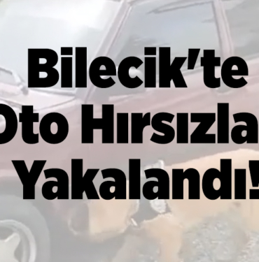 Bilecik'te oto hırsızları yakalandı