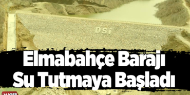 Elmabahçe Barajı su tutmaya başladı