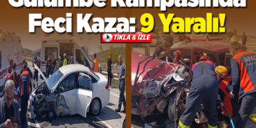 Gülümbe Rampasında Kaza 9 Yaralı!