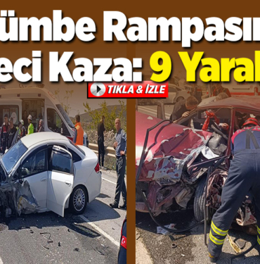 Gülümbe Rampasında Kaza 9 Yaralı!