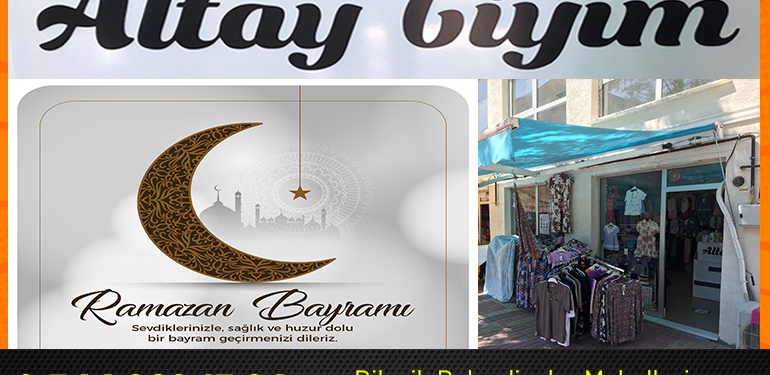 Altay Giyim Ramazan Bayramı Tebriği