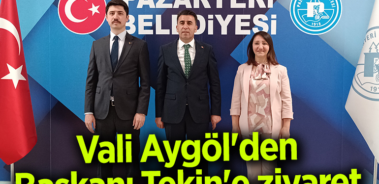 Vali Aygöl’den Pazaryeri Belediye Başkanı Zekiye Tekin’e ziyaret