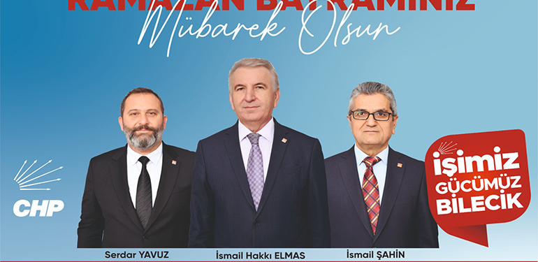 CHP İl Genel Meclis Üyelerinin Ramazan Bayramı Tebriği