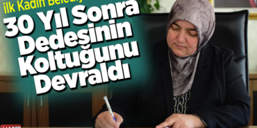 ilk kadın belediye başkanı