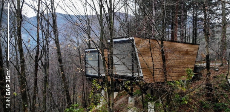 Sun Tiny House ile Küçük Bir Harika Yaşam Alanı