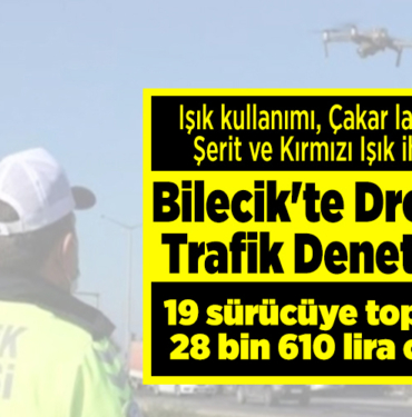 19 sürücüye toplam 28 bin 610 lira ceza