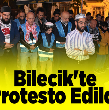 Bilecik'te protesto edildi