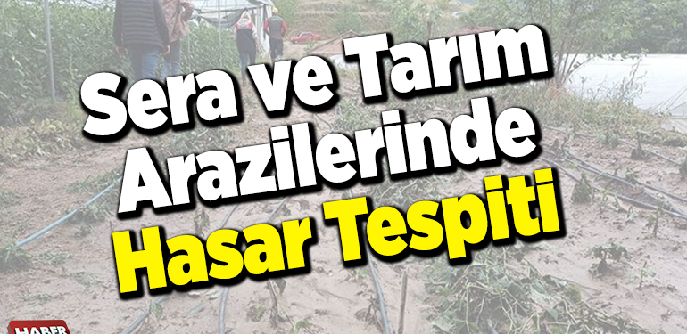 Sera ve tarım arazilerinde hasar tespiti