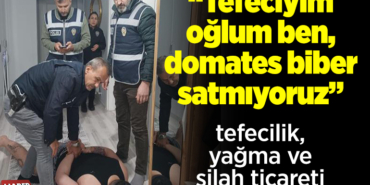 Tefeciyim oğlum ben, domates biber satmıyoruz