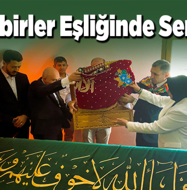 Tekbirler eşliğinde serildi