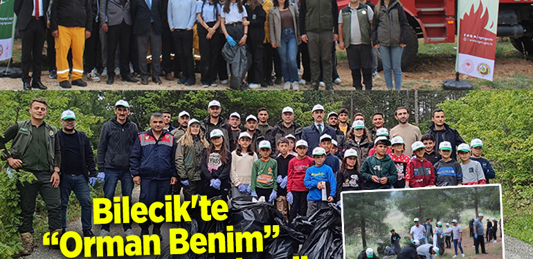 Bilecik’te “Orman Benim” etkinliği düzenlendi