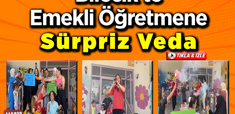 Bilecik’te Emekli Öğretmene Sürpriz Veda