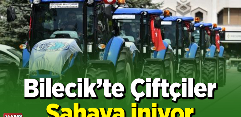 Bilecik’te çiftçiler sahaya iniyor