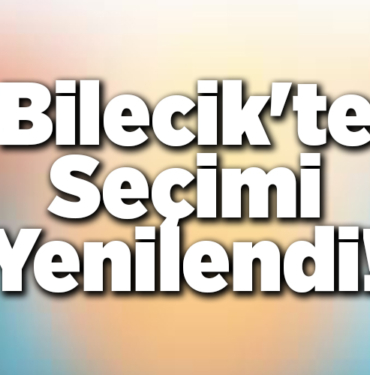Bilecik'te muhtarlık seçimi yenilendi