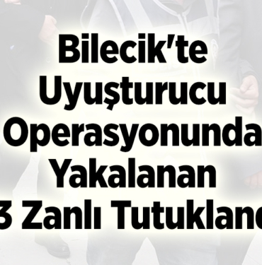 Bilecik'te uyuşturucu operasyonunda yakalanan 13 zanlı tutuklandı