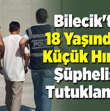 Bilecik'te 18 yaşından küçük hırsız şüphelisi tutuklandı!