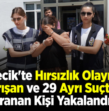 Bilecik'te hırsızlık olayına karışan ve 29 ayrı suçtan aranan kişi yakalandı!