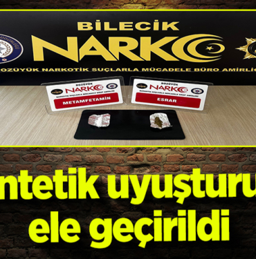Bilecik'te uyuşturucu ele geçirildi