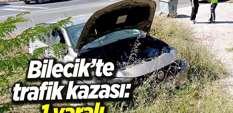 Bilecik’te meydana gelen trafik kazasında 1 kişi yaralandı