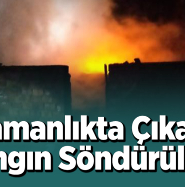 Bilecik'te samanlıkta çıkan yangın söndürüldü