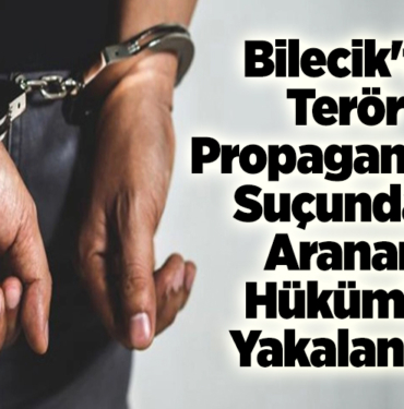 Bilecik'te terör propagandası suçundan aranan hükümlü yakalandı