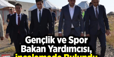 Gençlik ve Spor Bakan Yardımcısı Eminoğlu, Söğüt'te incelemede bulundu
