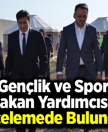 Gençlik ve Spor Bakan Yardımcısı Eminoğlu, Söğüt'te incelemede bulundu
