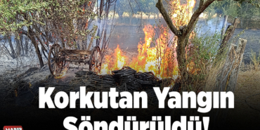 Korkutan Yangın Söndürüldü!