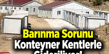 Tarım işçilerinin barınma sorunu konteyner kentlerle gideriliyor