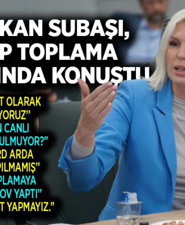 BAŞKAN SUBAŞI, ÇÖP TOPLAMA HAKKINDA KONUŞTU