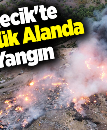 Bilecik'te çöplük alanda yangın