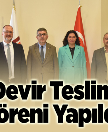 Devir teslim töreni yapıldı
