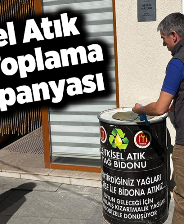 Evsel atık yağ toplama kampanyası