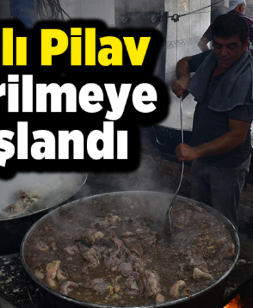 Şifalı Pilav Pişirmeye Başlandı