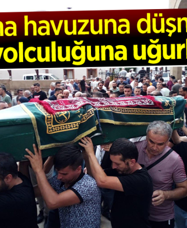 Sulama havuzuna düşmüştü