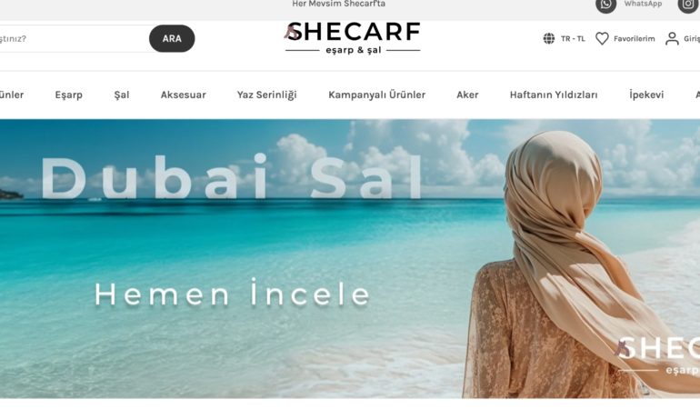 Shecarf ile Stiliniz Tamamlayın