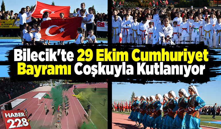 Bilecik’te 29 Ekim Cumhuriyet Bayramı Coşkuyla Kutlanıyor