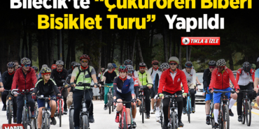 Bilecik'te Çukurören Biberi Bisiklet Turu yapıldı