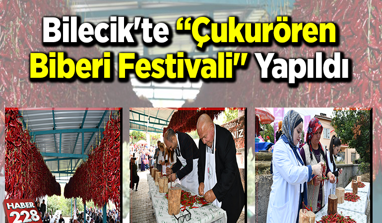 Bilecik’te “Çukurören Biberi Festivali” yapıldı