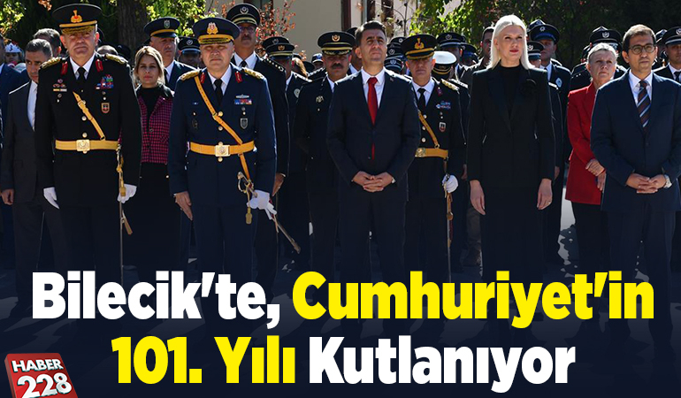 Bilecik’te, Cumhuriyet’in 101. yılı kutlanıyor