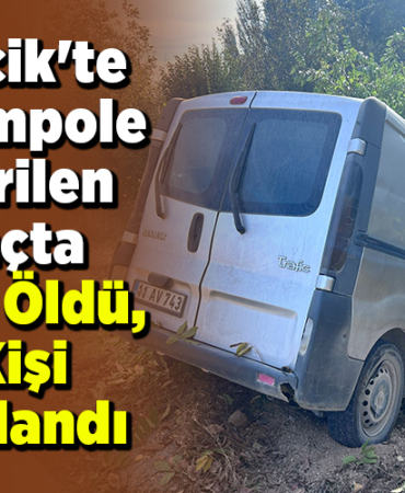 Bilecik'te Şarampole Devrilen Araçta 1 Kişi Öldü, 1 KişiYaralandı