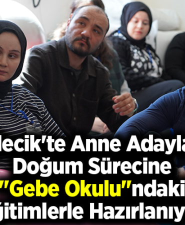 Bilecik'te anne adayları doğum sürecine Gebe Okulundaki eğitimlerle hazırlanıyor