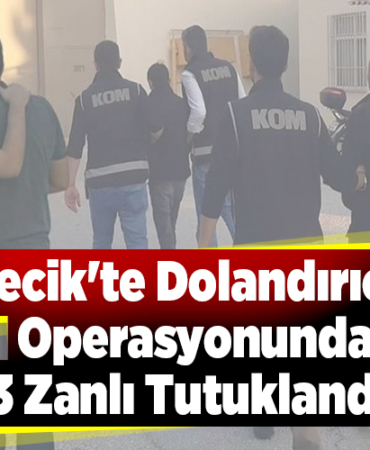 Bilecik'te dolandırıcılık operasyonunda yakalanan 3 zanlı tutuklandı