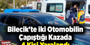 Bilecik'teki trafik kazasında 4 kişi yaralandı