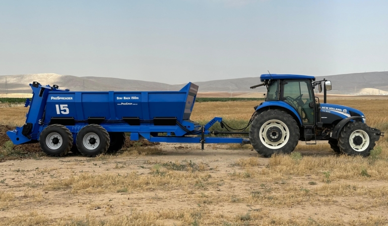 Organik Tarım ve Toprağın Sağlığı İçin ProCrop Katı Gübre Römorkları