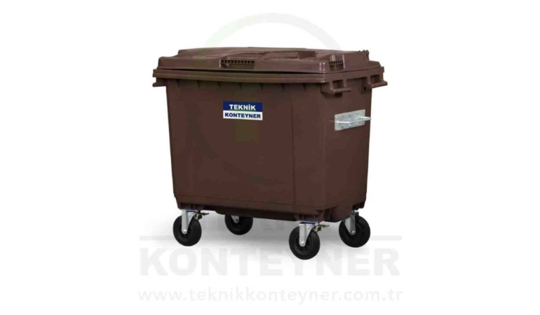 Dayanıklı ve Ekonomik 770 Litre Plastik Çöp Konteyneri