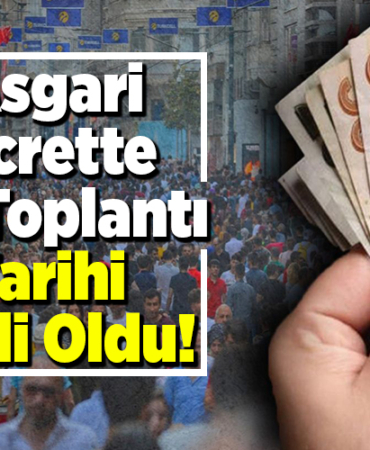 Asgari ücrette ilk toplantı tarihi belli oldu!