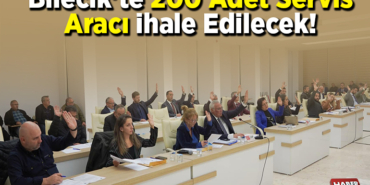 Bilecik'te 200 servis aracı ihale edilecek
