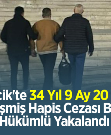 Bilecik'te 34 yıl 9 ay 20 gün kesinleşmiş hapis cezası bulunan hükümlü yakalandı